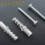 2 screw+ 2 Wall plug included