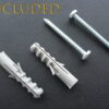2 screw+ 2 Wall plug included