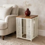 Mughal Coffee Table | Exclusive Laser Cut |1Unit (Off White)