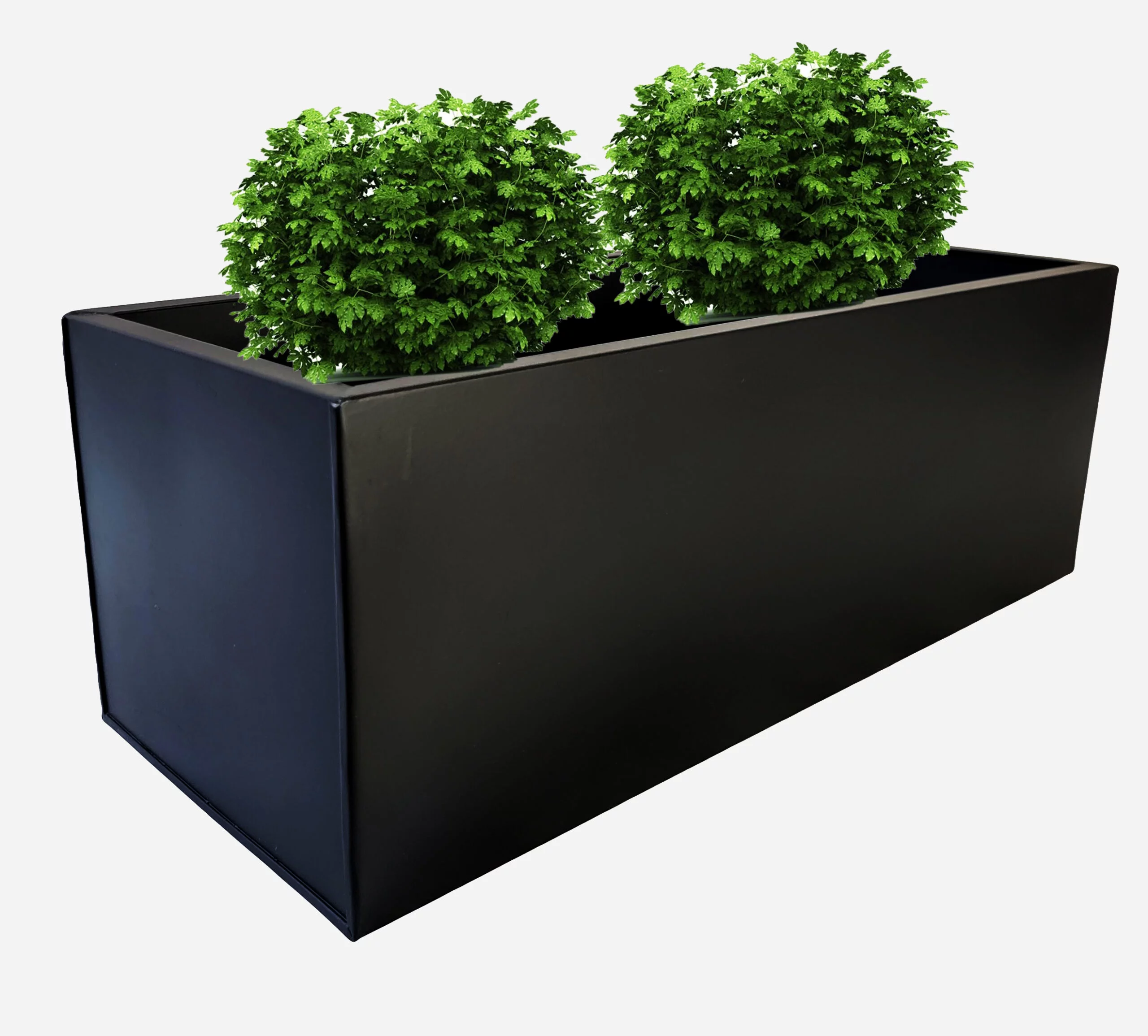 MORii® Exclusive Limited Black Metal Rectangular Planters  | 1 Unit | 18" (L)