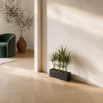 Exclusive Limited Black Metal Rectangular Planters  | 1 Unit | 18" (L)