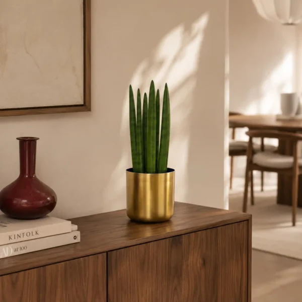 metal pot planter