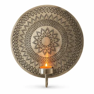 Tealight Holder| Elite Handmade Metal Etched | (Pack of 1 ) hover image
