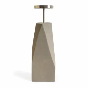 Candlestick Holder | Intriguing Wood Metal | (Pack of 1 ) hover image