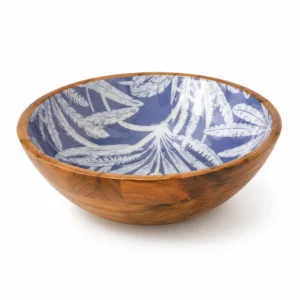 Snack Bowl | Luxurious Wooden Bowl |(Pack of 1 Tropical) hover image