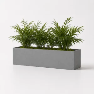 Limited Metal Rectangle Planter Box | 1 Unit Large 25″| Grey hover image