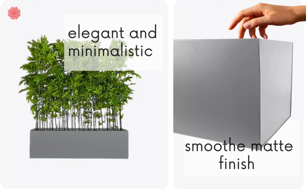 leak proof and rust resistant planter