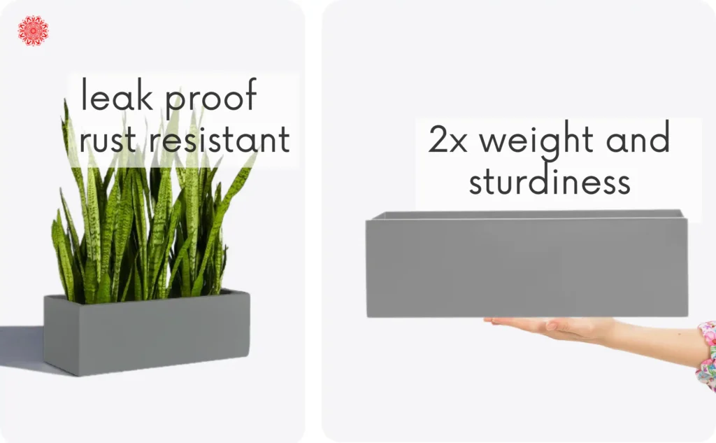 contemporary planter