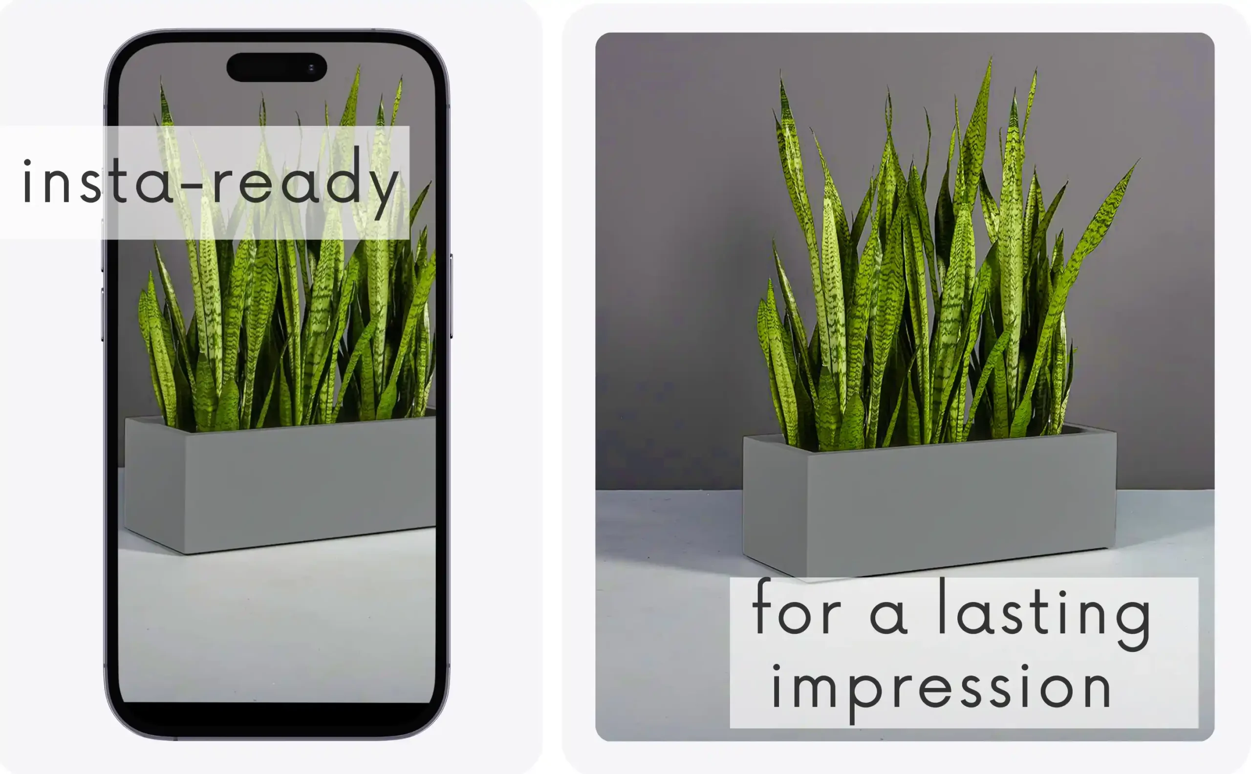 instagram and pinterest like planter