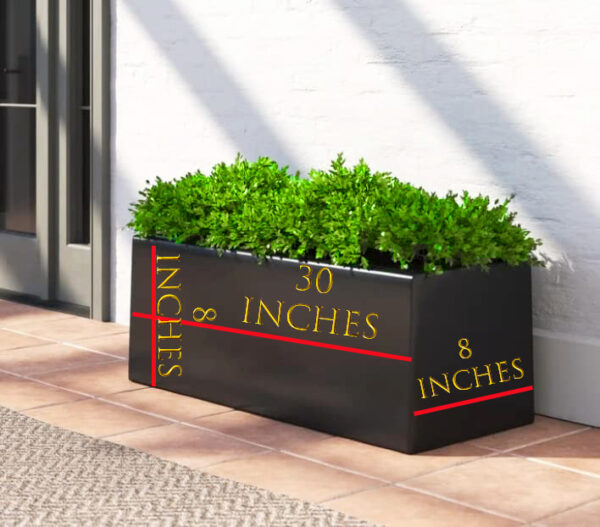 large rectangular planters