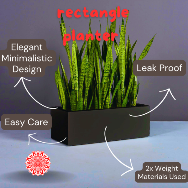 rectangle flower pot