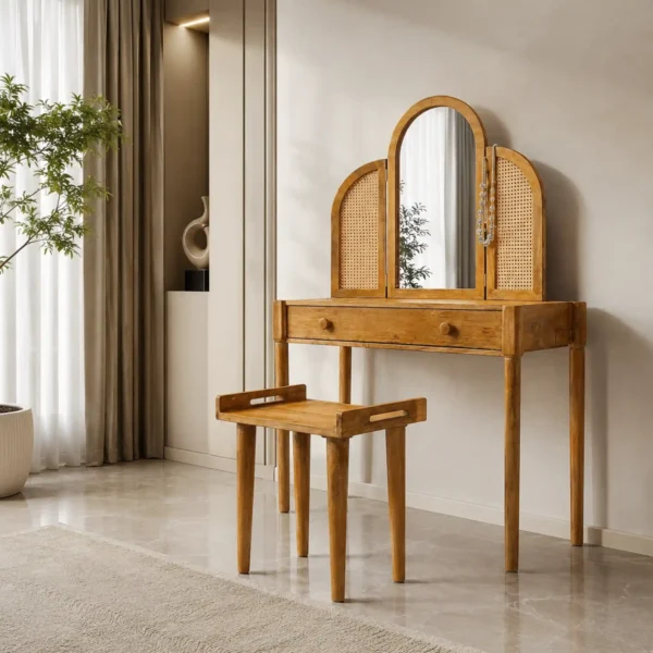 Dressing Table With Mirror