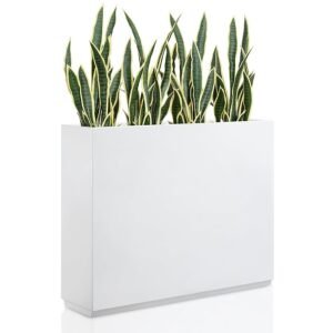 Bold Outdoor Planter Box in Metal | High End | 30x30x9 inch hover image