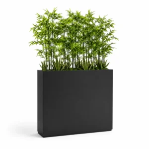 Large Outdoor Planters Box in Metal | Rich High End | 30x30x9 inch hover image