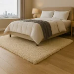 Luxury Soft Beige Shag Rug –  Linen Carpets |120x170 Cms