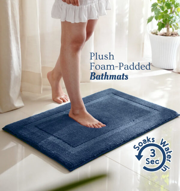 Quick absorption bath mat​