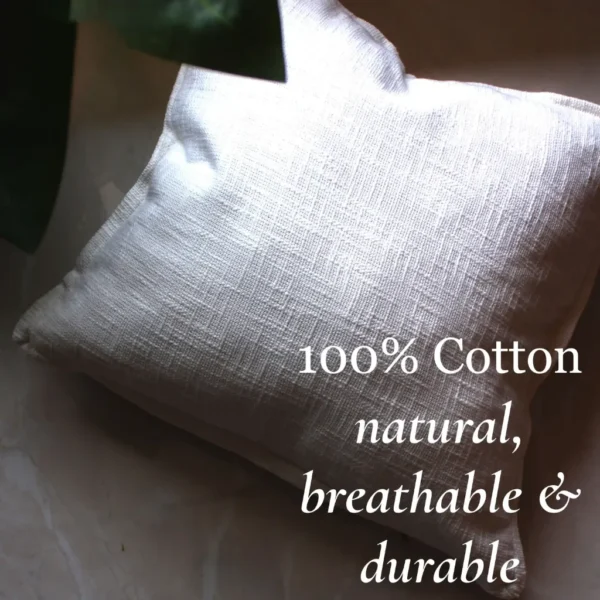 white cushion covers