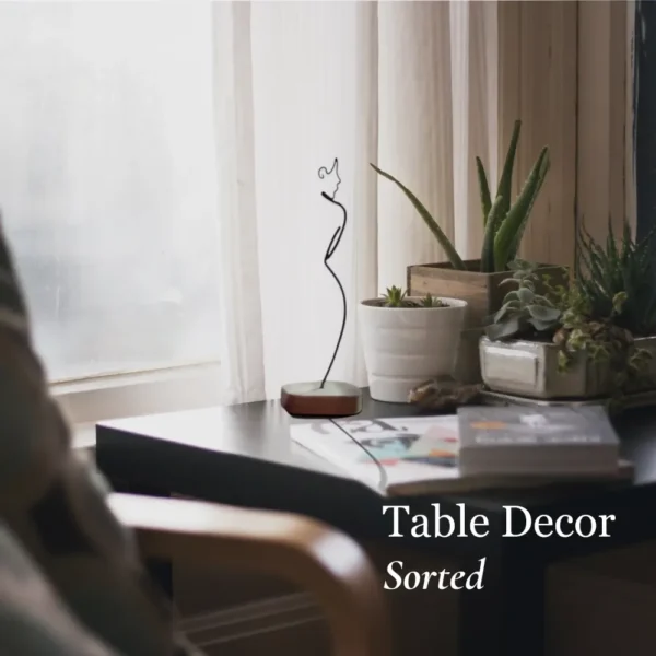 Scandinavian Decor Figurine for Coffee Table