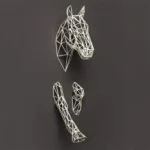 Aristohoof - Elite 3D Geometric Wall Art | Metal - 40 inches