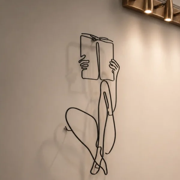 Wire Wall Art - Minimal - Abstract - Silhoutte