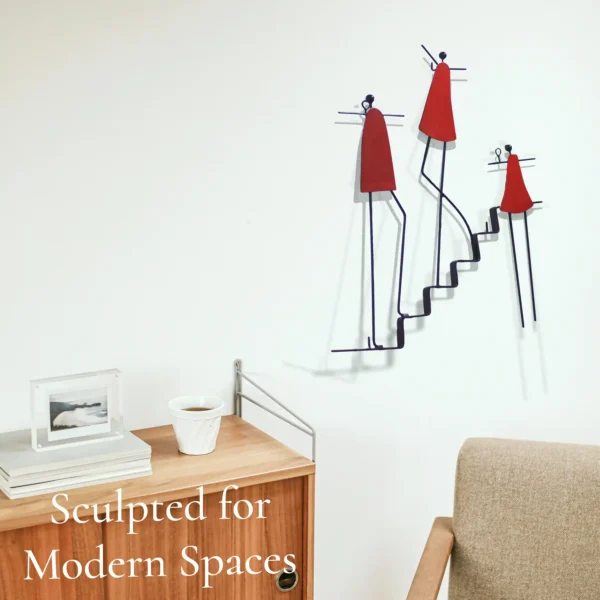 modern wall hanging figurine