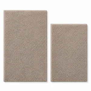 Ultra ‑ Rich thick bathroom Mat- Sink and Shower | Combo Set of 2 | Taupe hover image