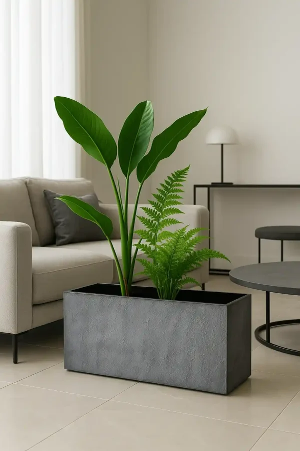 rectangular garden pots