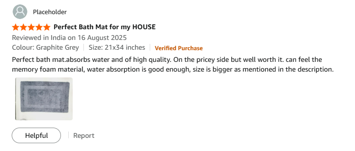 Amazon reviews (5)