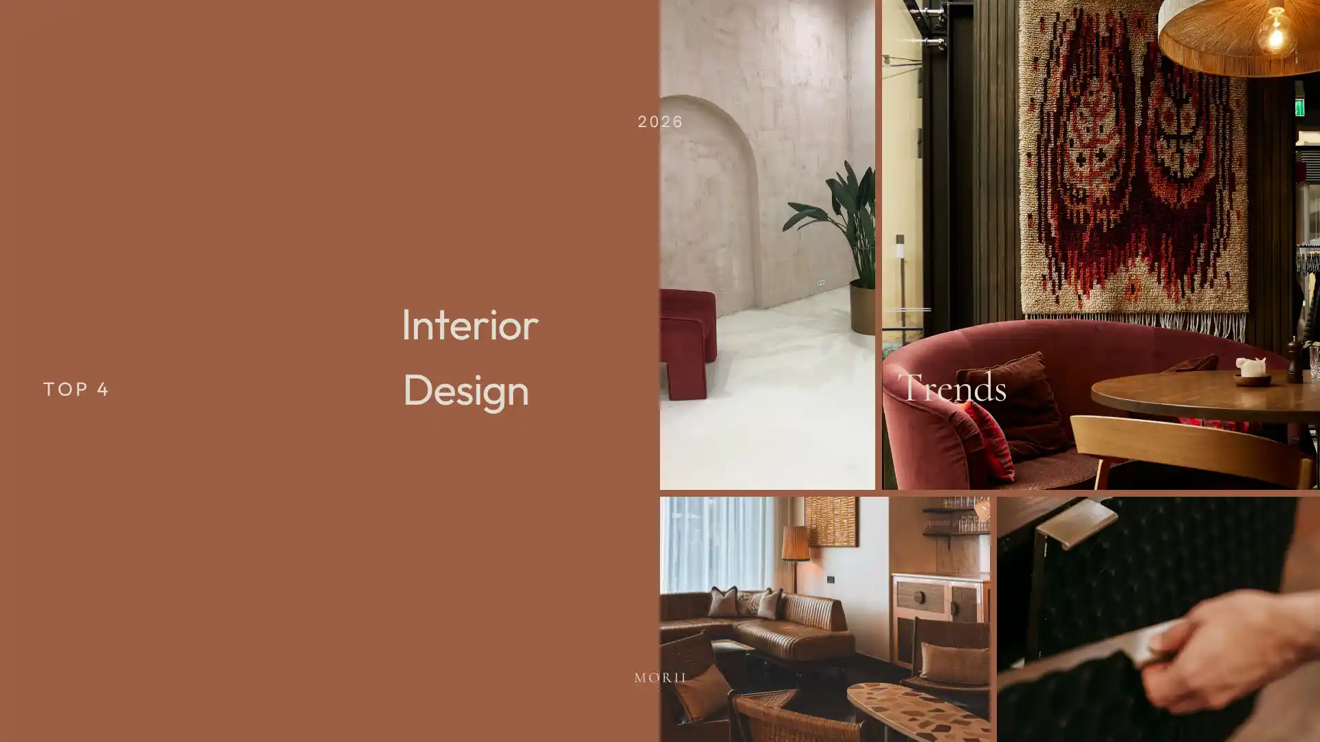 Hero Image showing the 4 interior trends which returned in 2026