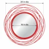 Whirlpool wall mirror 24 inch overall with 16 inch centre