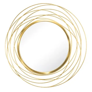 Whirlpool Gold Wall Mirror - 24 inches hover image