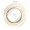 MORii Whirlpool mirror 24 inch overall and 16 inch centre