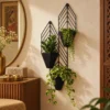 3 pot wall planter