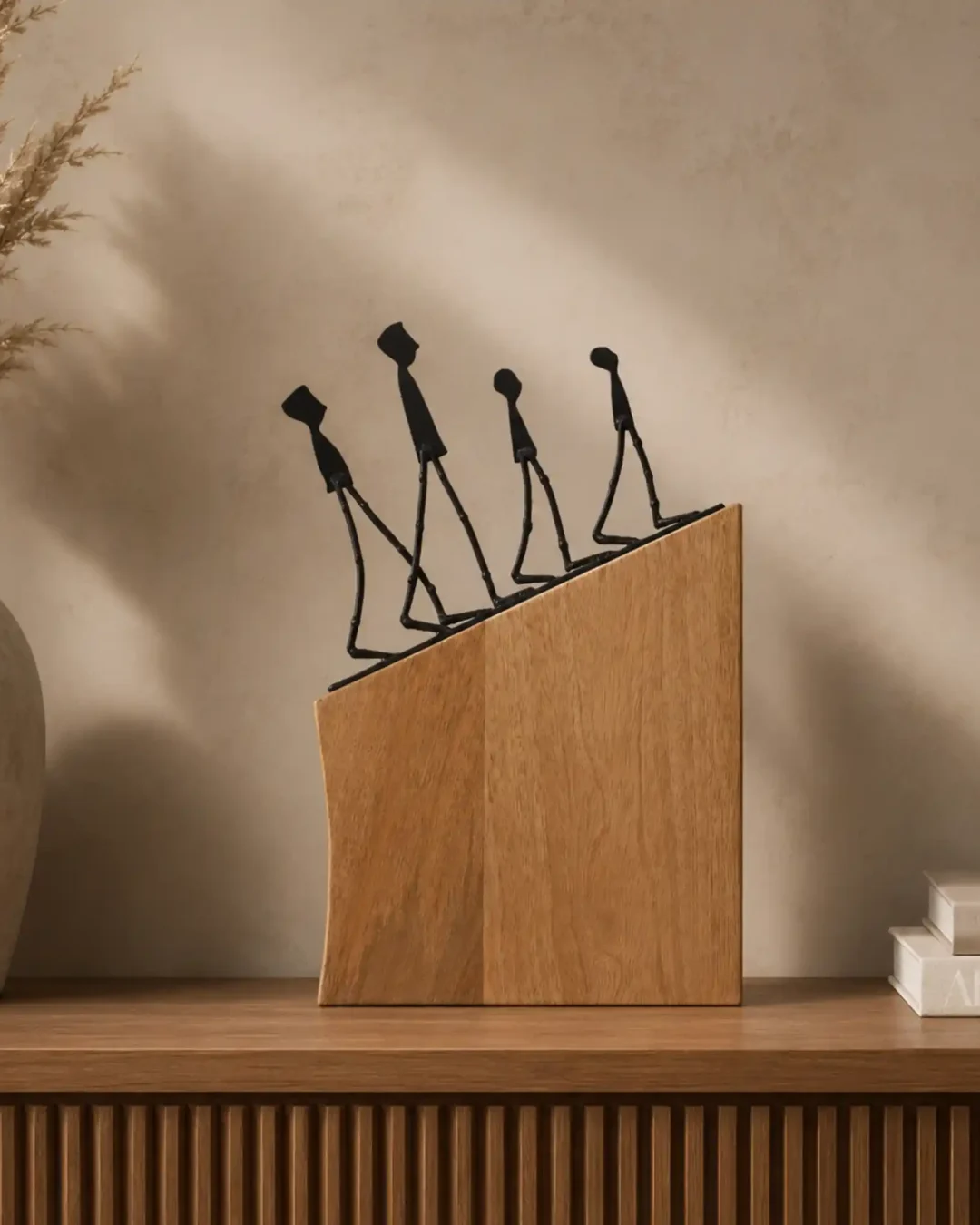 Ascent Metal Wood Table Top Decor