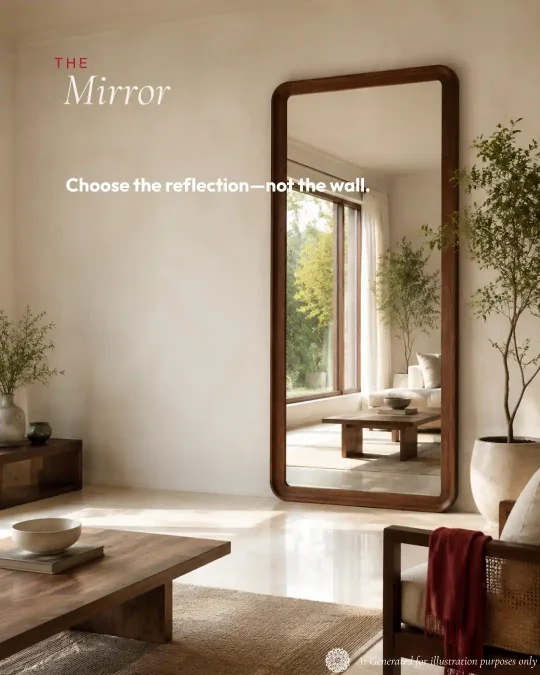 Mirror - Choose reflection over wall