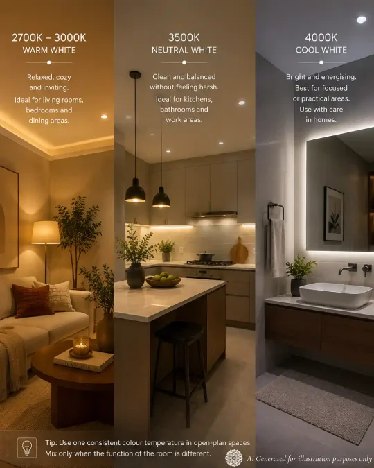 Understanding Kelvin and its use in Home lighting decisions